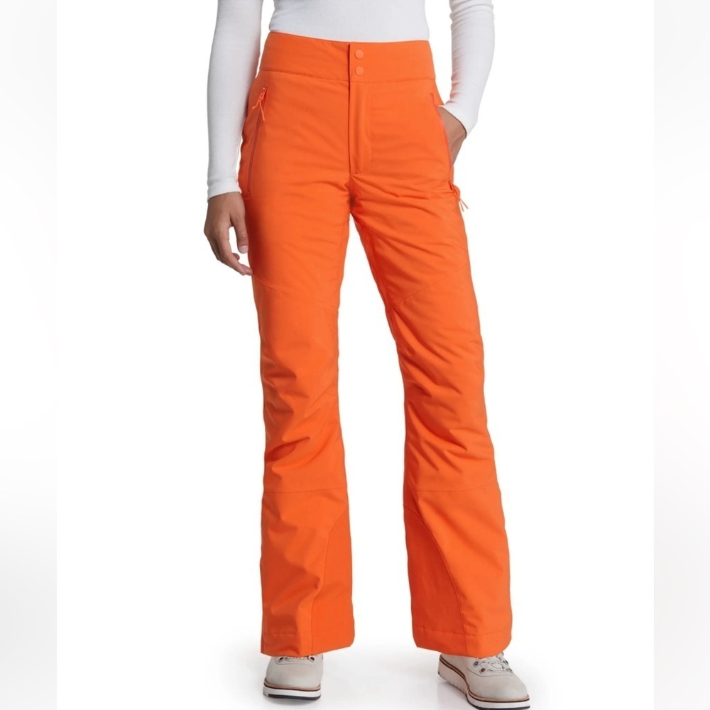 NWT HALFDAYS Alessandra Insulated Water Resistant Ski Pants Orange Medium